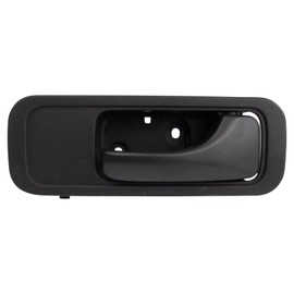 TRQ Front Right Interior Door Handle Black Passenger Side Compatible with 2003-2011 Honda Element