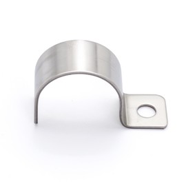 MgcTolBox Steel 1-Hole Pipe Strap Ø 25 mm, Pipe Brackets for EMT Conduits or Pipe Fixing | Pack of 20