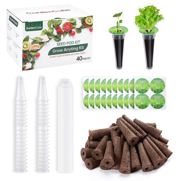 GARDENCUBE GardenCube 160pcs Hydroponic Pods Kit: Grow Anything Kit with