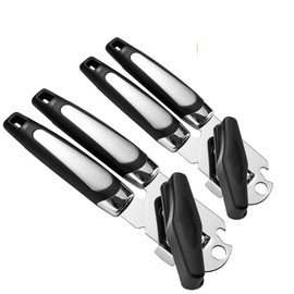 2PCS Abrelatas, Abrelatas de Acero Inoxidable, Abrelatas Manual, Abrelatas Multifunción, Can Opener para La Cocina, El Camping y La Cocina