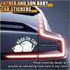 NoBrand 2PCS in Car Sticker Decal, on Board Car Decal,