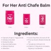 Cuerpo Glide para ella 42.5 gram anti Chafe Bálsamo, Rosado,
