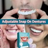 EELHOE Adjustable Buckle Denture, Temporary Fillings Interdental Fillings Orthodontic Denture