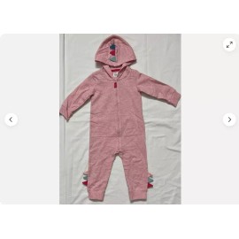 Carter's Carters Baby Girls' 2PC Hood Art Zipper Closure Hoodie Set (PINK/BERRY 24M)NWT