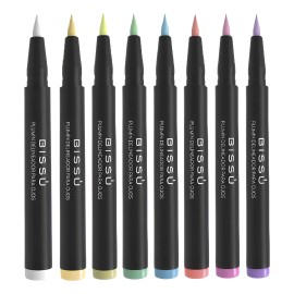 Kit Plumín Delineador Para Ojos Tonos Pastel Bissú Original