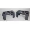 Unbranded 2-Set CAT40 Tool Holder Caddy: 12-Holder Capacity, ABS Made,