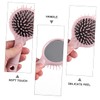 Baluue Abs Massage Comb Double-sided Hair Brush Colorful Non-shiny Static