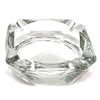 Retro Heavy Square 3-3/4 in. Wide Glass Ashtray