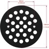 xumy 4-1/4Inch Round Shower Drain Cover Black Replacement Screw-in Shower