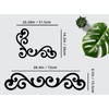 Benziso Metal Scroll Wall Art Traditional Iron Wall Decor Wall