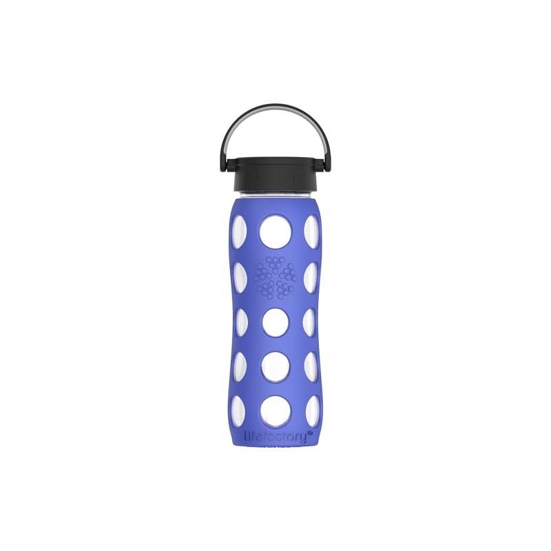 LIFEFACTORY 22oz Classic Cap Bottle Periwinkle Blue