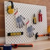 sourcing map 20pcs Clear Pegboard Hooks 6" Length Plastic Peg