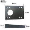 Riser Pads Triangle Black 0.3 - 0.55 inches (8 -