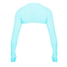 RGSLON Cycling Bolero UV50+ Sun Protection Shawl- Arm Sleeves Uv Shrug-Ladies Sports Clothing for Golf Fishing (Sky Blue)
