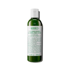 Kiehl's Cucumber Herbal Alcohol-Free Toner, Gentle Facial Toner for Dry & Sensitive Skin, Leaves Skin Feeling Fresh, with Cucumber Extract, Paraben-free, Non-drying Formula, Fragrance-free - 8.4 fl oz