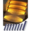 DetarZinLED Solar Step Lights for Outside,8 Pack Solar Stair Lights