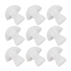 30pcs Hearing Amplifiers Eartips Soft Silicone White Accessories Replacement Earbud
