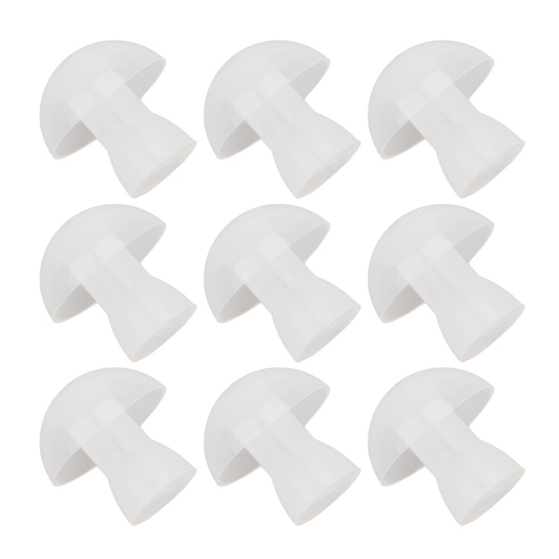 30pcs Hearing Amplifiers Eartips Soft Silicone White Accessories Replacement Earbud