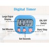 Abiyou 6 x Magnetic Stopwatch Kitchen Timer, Digital Timer with