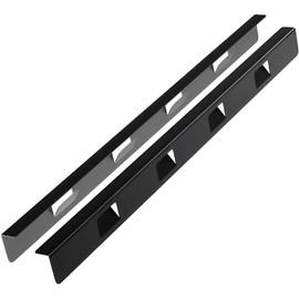 2 Pcs 316 Stove Gap Covers Stainless Steel Stove Gap Filler Range Trim Kit Between Oven and Countertop Dishwasher Dryer Heat Resistant and Easy to Clean (23.4'Matte Black)