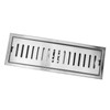 12 Inch Rectangular Linear Shower Drain 304 Stainless Steel Rustproof