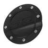 Fuel Door Cover Gas Tank Cap Lid Black Fit for