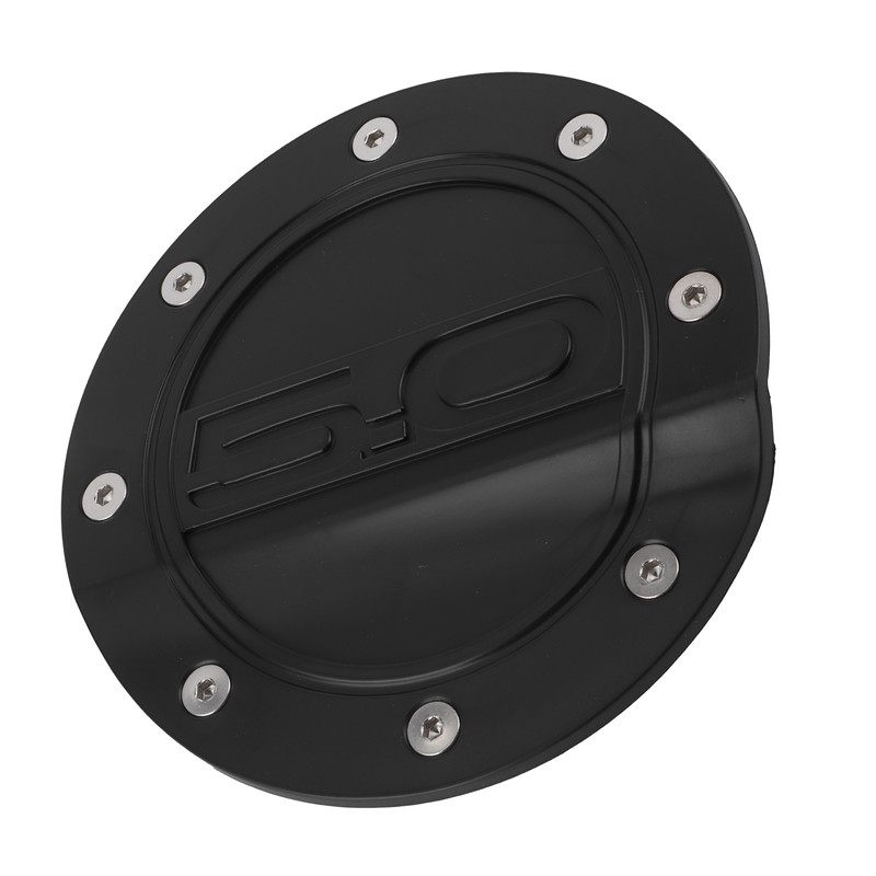 Fuel Door Cover Gas Tank Cap Lid Black Fit for