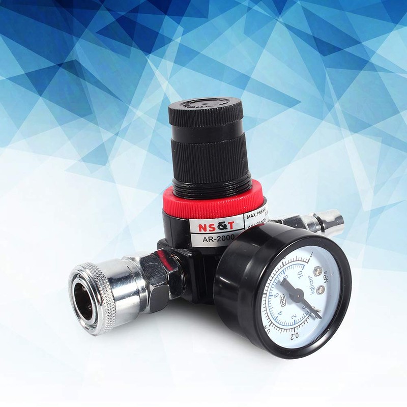 Jeffergarden Pressure Regulator Valve Pressure Reducing Valve 1/4" Max Pressure