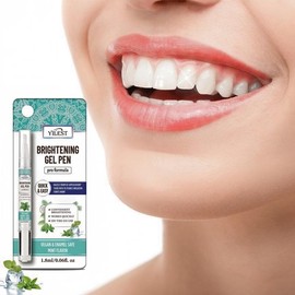 Yilest Teeth Whitening Pen 0.06 fl oz Hydrogen Peroxide Whitening Gel Pen 20 Uses Vegan & Gentle on Teeth Pro Formula Oral