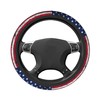 American Flag Steering Wheel Cover Anti-Slip Wear Resistant for Men