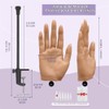 Mano de silicona realista para practicar manicura Veikmv. Mano de