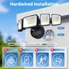 SZPOWER 120W Outdoor LED Flood Light, 5 Heads Exterior Security
