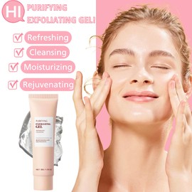 Gentle Purifying Exfoliating Gel - Face Exfoliator Scrub, Facial Scrub Exfoliator, Purifying Blackhead Scrub, Face Scrub For Women, Exfoliating Face Wash, Moisturizing And Rejuvenating