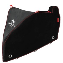 COVERGROUP Bicycle Cover, Waterproof, Thick, Tear Resistant, 420D Oxford Fabric, Rain Proof, Anti-Theft, Anti-Theft, UV Protection, 20-29 Inches, Cycle Cover, Lock Hole/Storage Bag Included (Black and