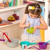 Battat – Cooking Set – Pretend Play Toy Dishes Set