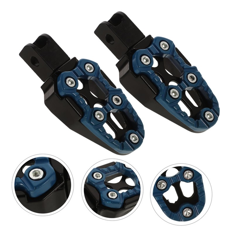 FUNOMOCYA Mini Bike Foot Pegs Aluminum Alloy Motorcycle Accessories Easy