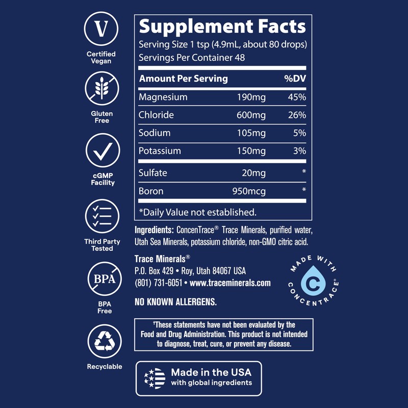 Trace Minerals 40,000 Volts - Supports Hydration, Energy, Muscles, Stamina,