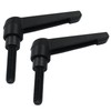 PHITUODA 2Pcs Adjustable Clamping Lever Handle M8 x 32mm Male