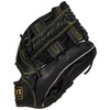Zett BRGB35520 Soft Baseball Glove, Soft Steer, All-around, Black (1900)