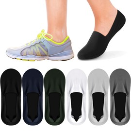 10 Pairs No Show Socks Women Men Low Cut Liner Socks Ice Silk Socks Nonslip Liner Socks Invisible Socks Thin Socks (Assorted Color)