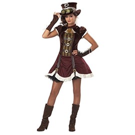 Tween Steampunk Girl Costume - L