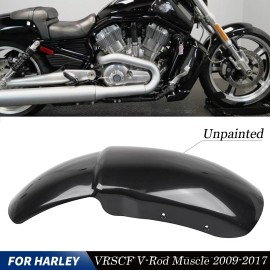 Unbranded Front Fender Mudguard Unpainted For Harley V-Rod VRSCAW Muscle VRSCF 2009-2017