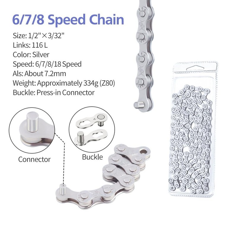 Bike Chain Kit, Single/6/7/8/9/10/11/12 Speed Multi-Function Bike Mechanic Repair Kit,