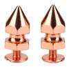 100 Sets Spiked Cone Spike Stud Rose Gold High Hardness
