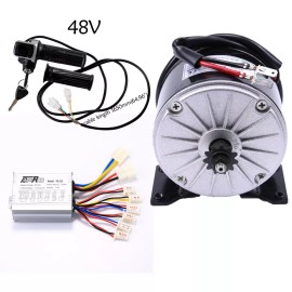 Unbranded 36V 350W Brushed Electric Motor Controller LCD Throttle for E-Bike Go-kart Trike