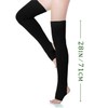 v28 Long Leg Warmer, Women’s Men 80s Party Ribbed Knit