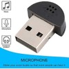 Parishop Ultra Mini PC Microphone World's Smallest USB Microphone USB