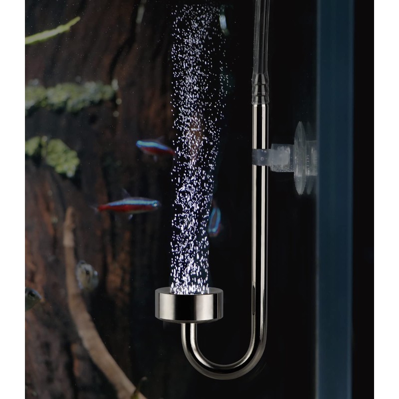 Clscea Stainless Steel CO2 Diffuser Atomizer for Aquarium Plants