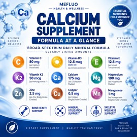 Bone Mineral Complex Calcium + Vitamin K Formula 60 Vegetarian Capsule
