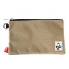 Chums Bag 3P Shoulder Pouch Sweat Nylon, Navy x Beige